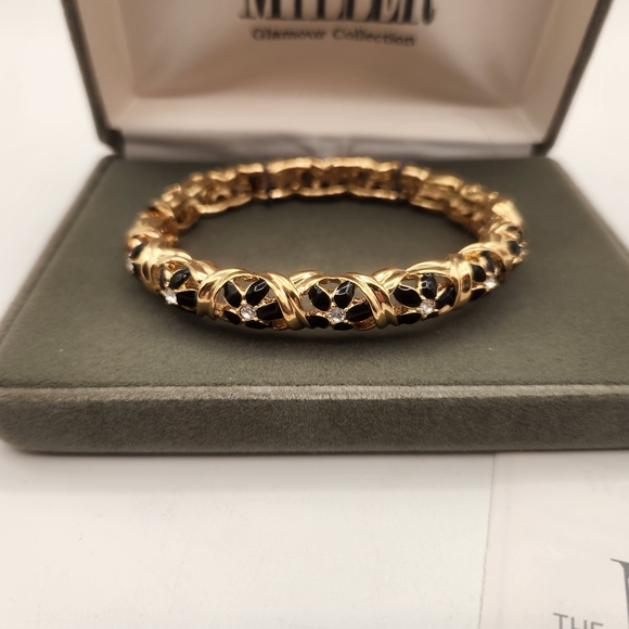 Nolan Miller Gold Bracelet with Black Accents - Picture 3 of 4